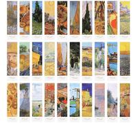 Van Gogh Peintures À L'huile Art Marque-Pages, 30pcs Vintage Creative Signets Cadeaux Pour Les Amoureux Des Livres, Enseignants, Étudiants, Amis, Femmes, Hommes
