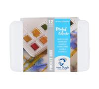 Van Gogh Watercolour pocket box muted colours 12 half pans