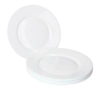 Van Well Bormioli Rocco Toledo Lot de 6 assiettes plates en verre opale blanc Ø 25 cm