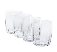 Van Well Lot de 4 verres Bormioli Rocco - 300 ml - Verre transparent - Passe au lave-vaisselle - Verres à jus - Verres à cocktail