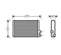 VAN WEZEL 09006305 Radiateur de chauffage