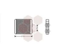 VAN WEZEL 13006226 Echangeur de chaleur chauffage intérieur radiateur pour NISSAN TERRANO II (R20) pour MITSUBISHI Lancer V Berline (CBA, CDA, CEA)