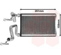 VAN WEZEL 25006294 Echangeur de chaleur chauffage intérieur radiateur pour HONDA CR-V III (RE) CIVIC VIII Stufenheck (FD, FA)