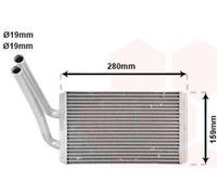 VAN WEZEL 37006570 Echangeur de chaleur chauffage intérieur radiateur pour OPEL ANTARA pour CHEVROLET CAPTIVA (C100, C140)