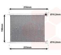 VAN WEZEL 40006366 Échangeur thermique Chauffage intérieur Radiateur adapté pour PEUGEOT 508 SW I (8E) 508 I (8D) Berline