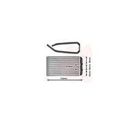 Van WEZEL Échangeur de Chaleur, Chauffage intérieur 17006265 Compatible avec: CITROËN Jumper I Bus, Jumper I Kasten, Jumper I Pritsche/Fahrgestell, Fiat DUCATO Bus, DUCATO Kasten