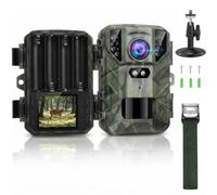 VanBangTec Mini Caméra de Chasse 50 MP 4K HD, Piege Photographique Nocturne, Déclenchement Rapide en 0,2 s, Détecteur de Mouvement 120°, Étanche IP65, Carte Mémoire Non Incluse