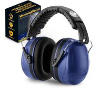 Vanderfields Casque antibruit pour adultes - Bleu Marine | Vanderfields - Réduction du bruit de 35 dB (2 kHz), coussinets doux et arceau réglable