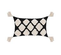 VanderHOME Bohème Broderie Housse de Coussin Tressée taie d'oreiller avec Fermeture éclair Invisible pour canapé et lit 30x50cm Bloc