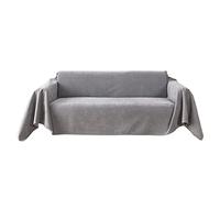 VanderHOME éPaissir Le Tissu AntidéRapage Plaid Imperméable, Housse Protection Canapé Lavable Jeté de Canapé pour Domestiques，Protege Canape Antidérapant Gris-180 * 260cm
