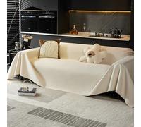 VanderHOME Housse De Canapé Imperméable Et Antidérapante, Protection Magnétique Pour Canapé, Chien 190 X 300cm - Beige