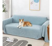 VanderHOME Imperméable Housse de canapé Extensible Serviette de canapéAnti-poussière Canapé Couverture Lavable Protège Canapé Canapé Serviette pour Domestiques Animaux Enfants 180 * 300cm-Bleue