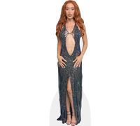 Vanessa Hernandez (Long Dress) Silhouette en Carton Taille Mini