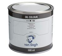 Vangogh couleurs à l'huile, boîte de 500ml, blanc titane 105