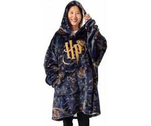 Vanilla Underground Vanilla Underground Blue Womens Harry Potter Blanket Hoodie
