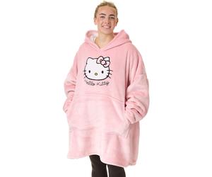 Vanilla Underground Vanilla Underground Pink Womens Hello Kitty Blanket Hoodie