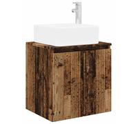Vanité de lavabo mural Bois ancien 49,5 x 41 x 63 cm