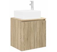 Vanité de lavabo mural Chêne Sonoma 49,5 x 41 x 63 cm