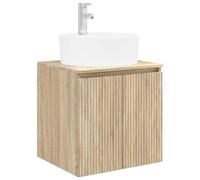Vanité de lavabo mural Chêne Sonoma 49,5 x 44,5 x 65 cm
