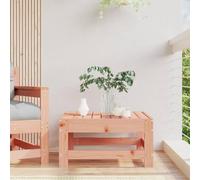 Vanitopaz Tabouret de jardin en bois massif Douglas, meuble de salon d'extérieur robuste avec design à lattes, 62 x 62 x 32 cm, résistant aux intempéries, modulable, polyvalent comme salon ou table