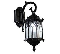 VanMe E27 Lampe Mural Extérieur Applique Murale, Rustique Applique Extérieure Luminaire Style Classique en Métal Abat-Jour en Verre pour Jardin Terrasse IP55 Eclairage extérieur pour Cour & Jardin