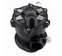 Vanne 6 Voies Filtre Piscine - EDG by AQUALUX - pour Filtre EDG Aqualux Axos Xeo Top - Noire