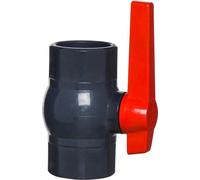 Vanne à bille compacte en PVC-U, 2x raccords à coller, 110 mm