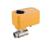Vanne à bille électrique 220 V AC Corps en laiton 1,27 cm Vanne motorisée bidirectionnelle retour automatique pour contrôle de zone pipeline (1,3 cm)