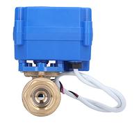 Vanne à Bille Électrique DN15 1/2 Pouce, Moteur 12V DC, Corps Laiton, Commande Rapide - Étanche IP67, Durable et Économe en Énergie, Pour Traitement de l’Eau