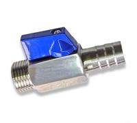 Vanne à bille pagode en acier inoxydable 304 avec filetage G DN15/DN10 Joint souple pour eau, huile, gaz -10 °C à 120 °C 1,6 MPa (DN15-16 mm)