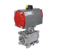 Vanne À Bille Pneumatique G4'' Acier Inoxydable Fermeture Par Ressort
