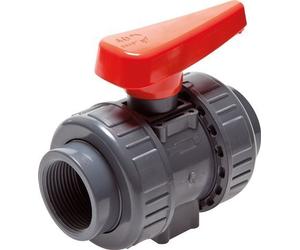 Vanne à Bille PVC 2 Voies Raccord Double Union Rp 2 1/2'' EPDM