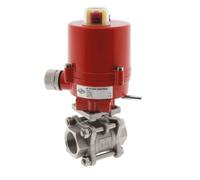 Vanne à Boisseau Sphérique Electrique G1/4'' 24V AC à 2 Voies En Acier Inoxydable - BL2SA3