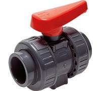 Vanne à boisseau sphérique PVC 2 voies Raccord Double Union 110 mm Prise EPDM