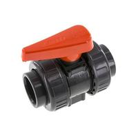 Vanne à boisseau sphérique PVC 2 voies Raccord Double Union 40 mm Prise EPDM