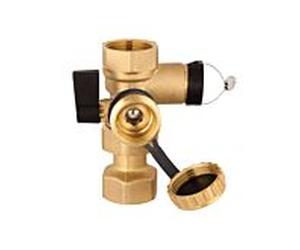 vanne à capuchon Afriso 77949 G 3/4 x 3/4, avec robinet KFE intégré G 3/4