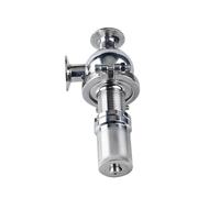 Vanne à Collier en Acier Inoxydable 316 | Vanne à collier en acier inoxydable 316 2 pouces OD 64mm joint silicone 0-10Bar -10~180C eau huile