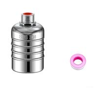 Vanne à flotteur automatique en acier inoxydable 304 - Contrôle du niveau d'eau pour réservoirs - Valve de remplissage à entrée par le bas avec adaptateur UK (A)
