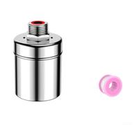 Vanne à flotteur automatique en acier inoxydable 304 entrée par le bas pour réservoirs d'eau, réservoirs de bétail avec adaptateur (B)