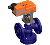 Vanne à Globe Belimo DN50 Bride 15mm Course Kvs40 24VAC/DC 35s 2-10V 500N IP54 H650N/LVC24A-SR-TPC