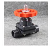 Vanne à membrane en PVC, Type douille 1/2 "3/4" 1 ", DN15 DN20 DN25 DN32, vanne plastique UPVC, manuelle résistante aux acides et alcalis