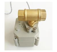 Vanne à moteur en laiton TF25-B2-A BSP/NPT 1 "DC12V / DC24V 2/3/5/7 fils DN25, vanne bille motorisée électrique(DC12-CR301)