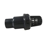 Vanne à pied en plastique noir pour pompe à eau, valve de hotte basse pression en PVC, convient pour machine à liquide, pommeau de douche (Φ50 mm)