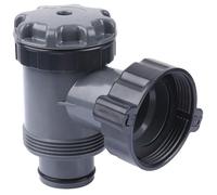 Vanne à piston pour piscine hors sol - PZCC - Lot de 2 - Pour tuyau 38 mm - Compatible Bestway et Intex