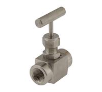 Vanne à pointeau en acier inoxydable G1/8'' PTFE 300 bar - NLS