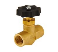 Vanne à pointeau en laiton G1'' PTFE 100 bar - NLB