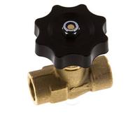 Vanne à pointeau en laiton G3/8'' NBR 40 bar - NLB