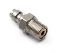 Vanne à raccord rapide de 8 mm avec filetage M10 x 1 1/8NPT 1/8BSPP pour pompes haute pression Cuivre Huile Séparateur d'eau Composants industriels Protection contre la rouille Montage facile Pièce de