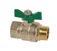 Vanne à sphère Passage Intégral NF PN40 ACS Papillon Vert M/F 3/8''(12x17) SFERACO
