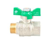 Vanne ACS papillon poignée verte MF 26/34 SFERACO 569006
